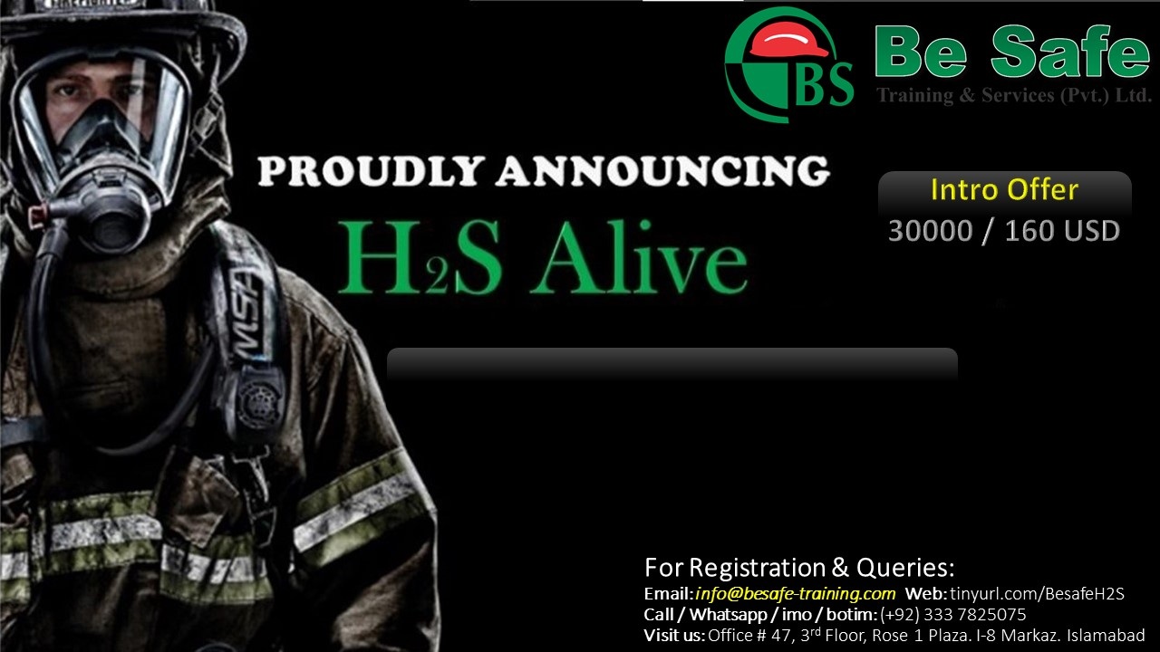 Be Safe H2S Training Course